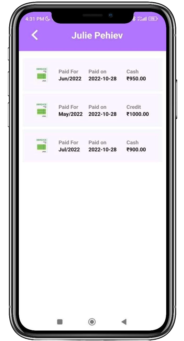 fees history